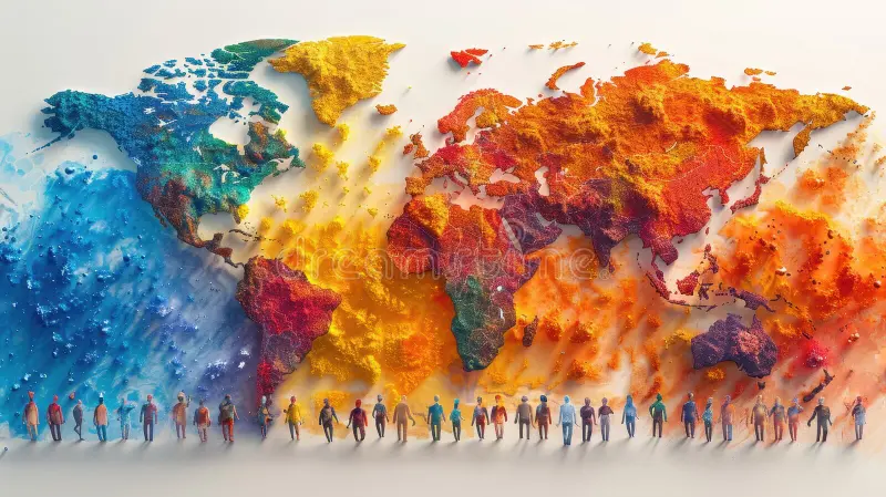 world population Conceptual Visualization