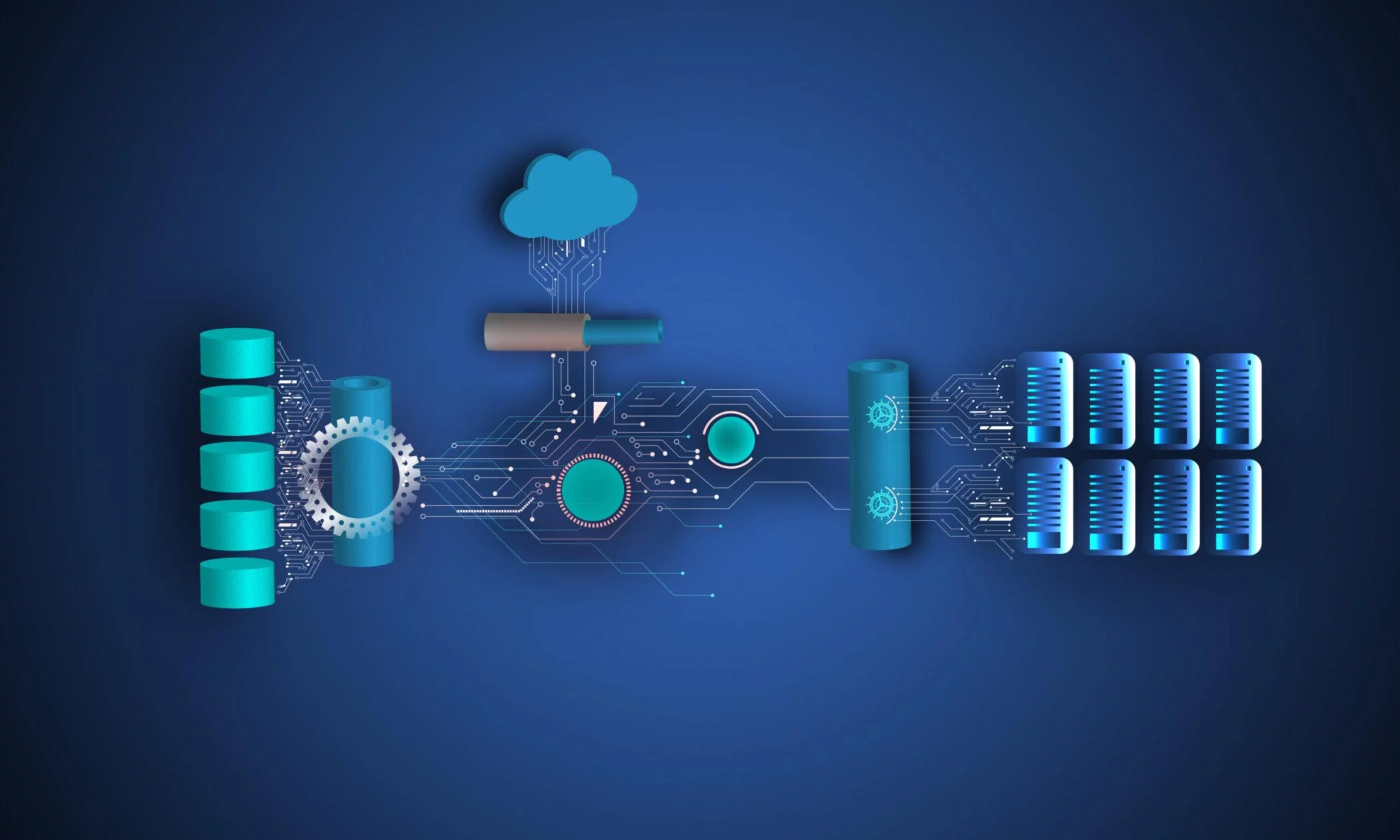 Microservices Architecture Explained by LogixInventor Conceptual Visualization