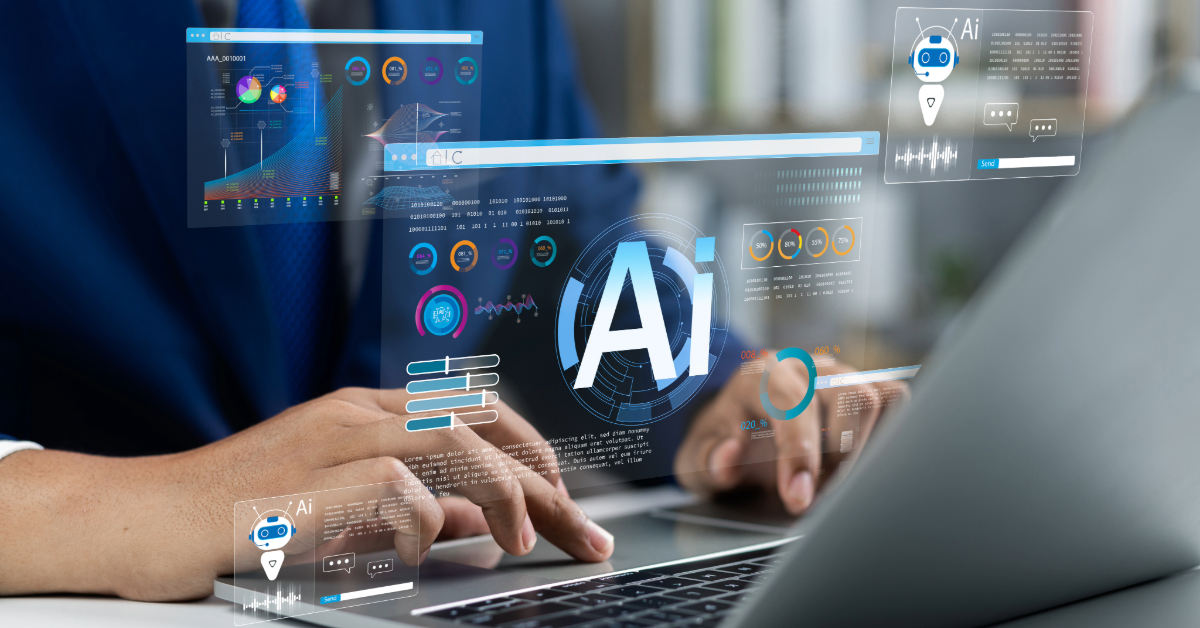 Top AI Tools Every Business Should Use to Increase Productivity Conceptual Visualization