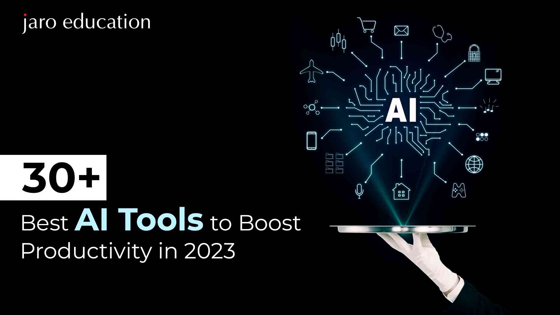 Top AI Tools Every Business Should Use to Increase Productivity Conceptual Visualization
