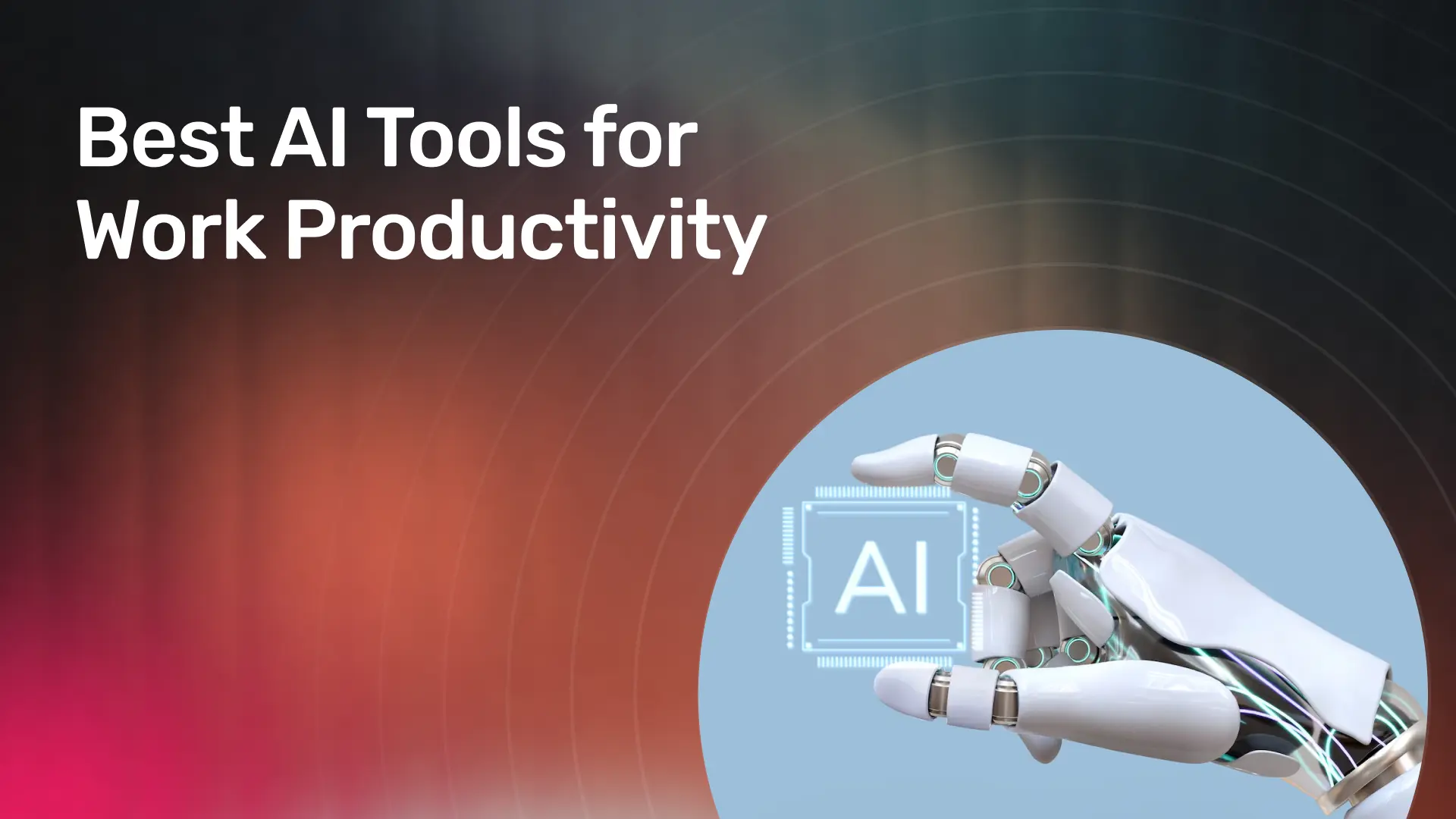 Top AI Tools Every Business Should Use to Increase Productivity Conceptual Visualization
