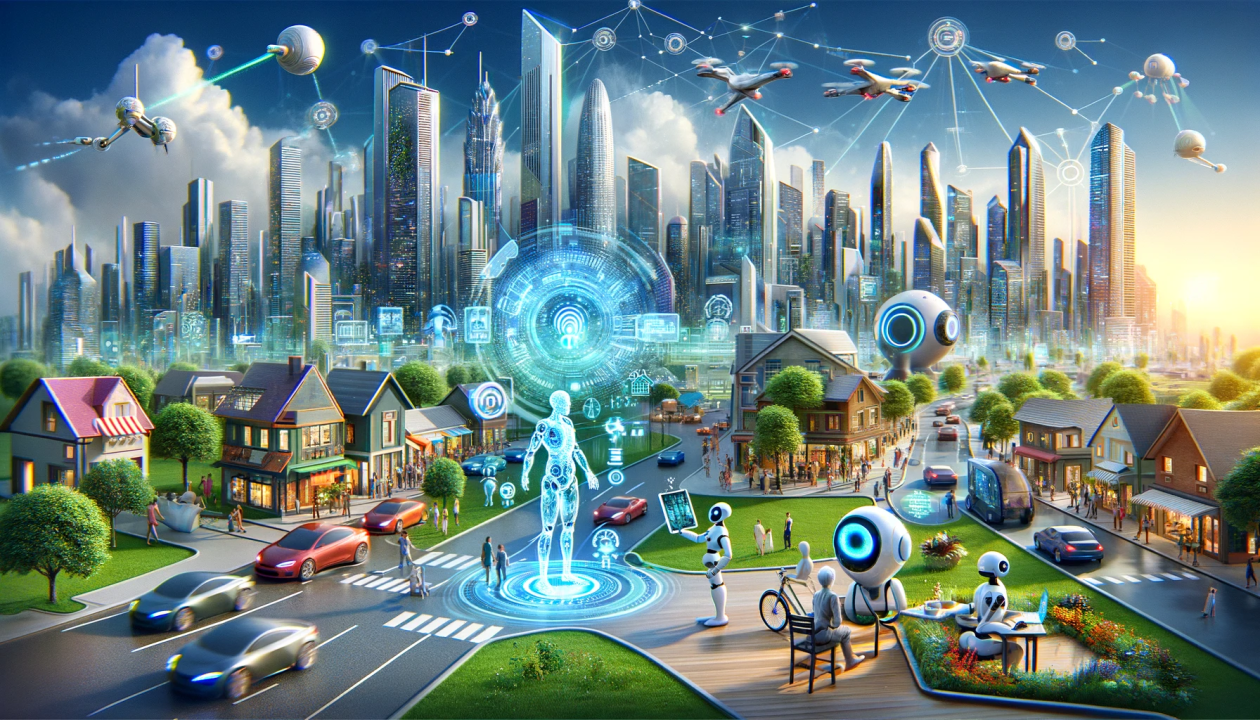 The Future of AI: Trends That Will Shape the Next Decade Conceptual Visualization