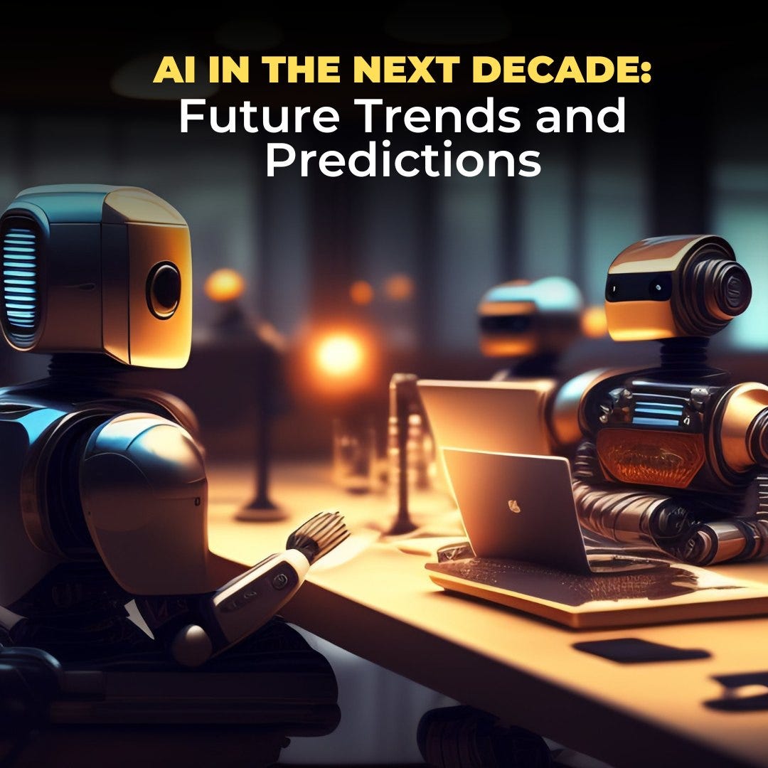 The Future of AI: Trends That Will Shape the Next Decade Conceptual Visualization