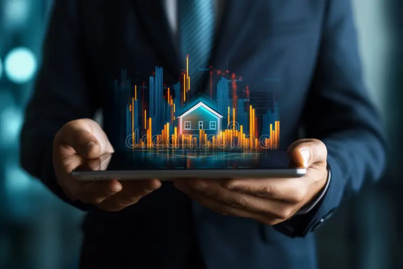 How Technology Shapes Modern Business Models Conceptual Visualization