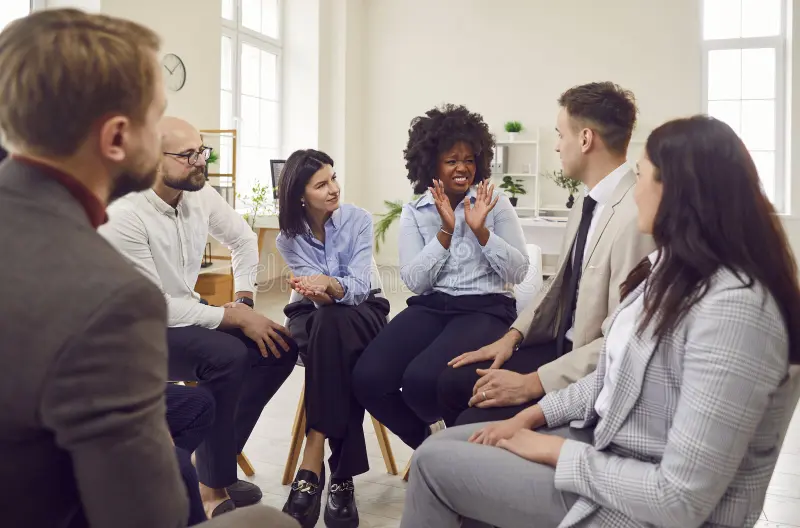 Leadership Storytelling for Business Influence Conceptual Visualization