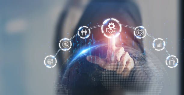 Innovation Ecosystems and Strategic Partnerships Conceptual Visualization