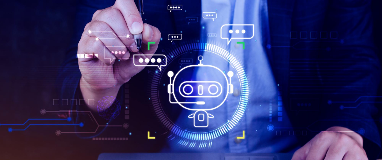 AI in Procurement and Spend Analytics Conceptual Visualization