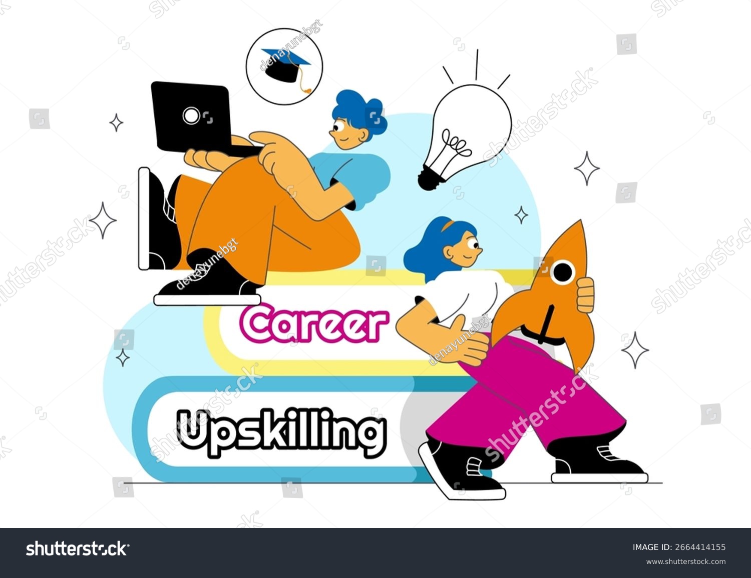 IT Workforce Upskilling for the Future Conceptual Visualization