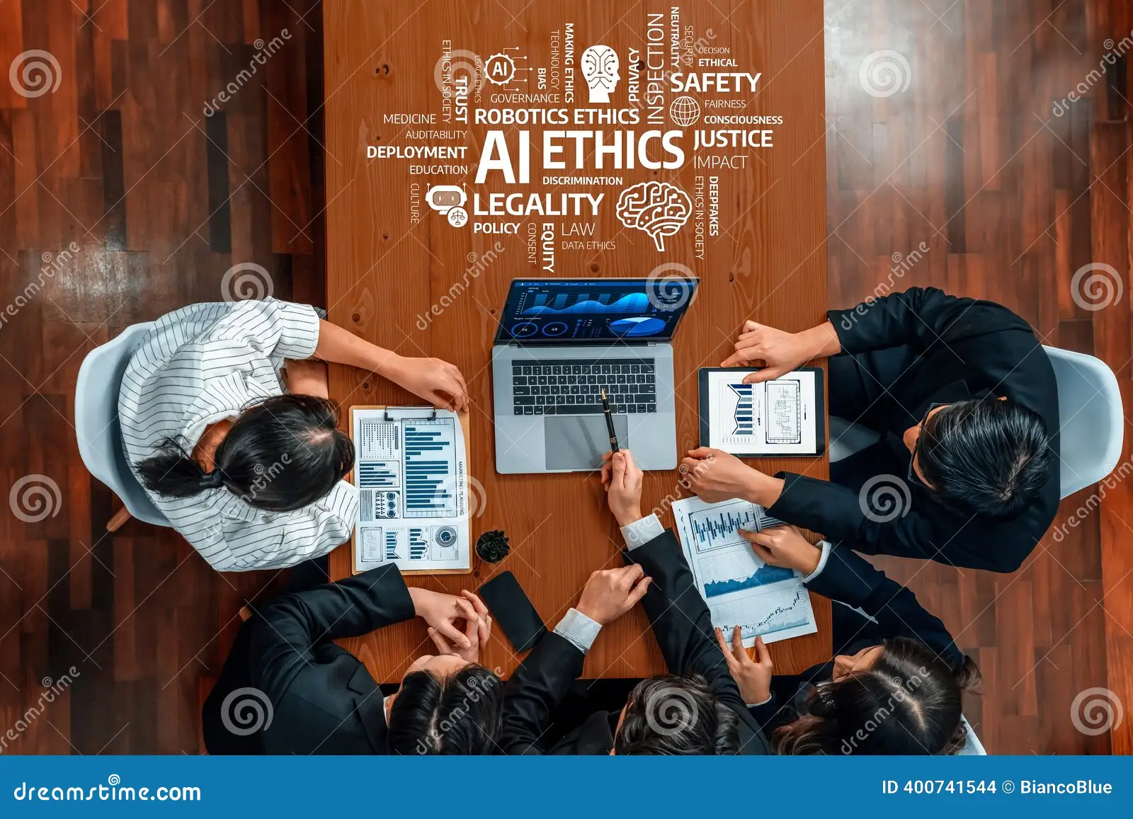 Leadership Ethics in Data Usage Conceptual Visualization