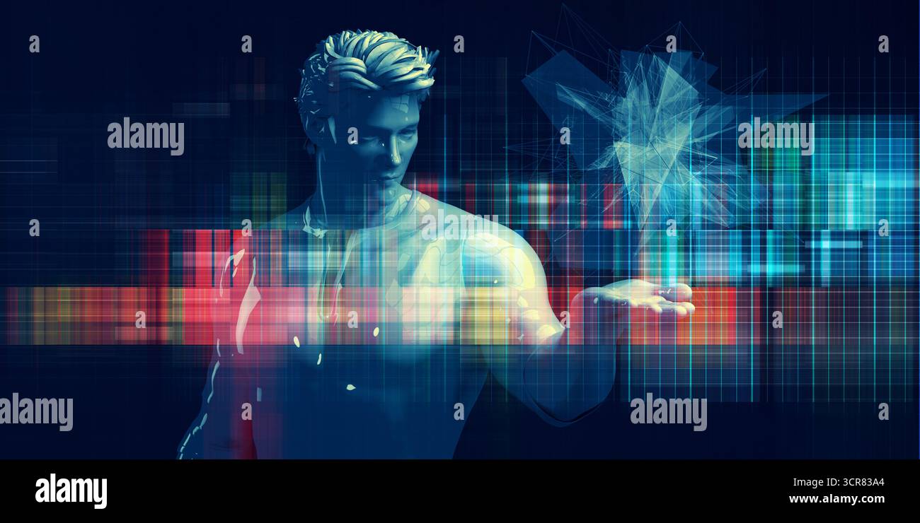 AI-Driven Sales Forecasting Models Conceptual Visualization