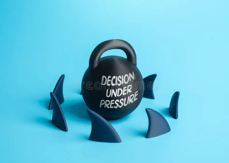 Leadership Decision Speed vs Accuracy Conceptual Visualization