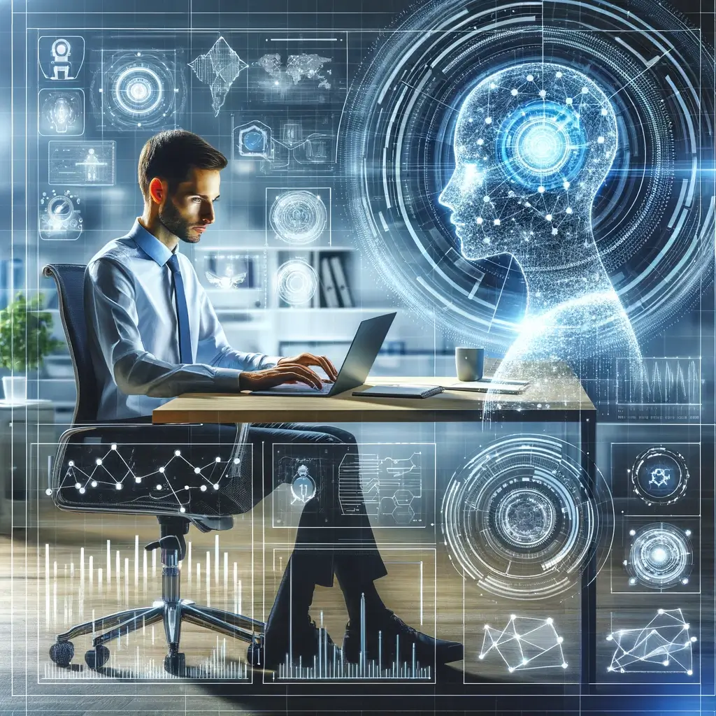 AI-Based Demand Forecasting in Retail Conceptual Visualization