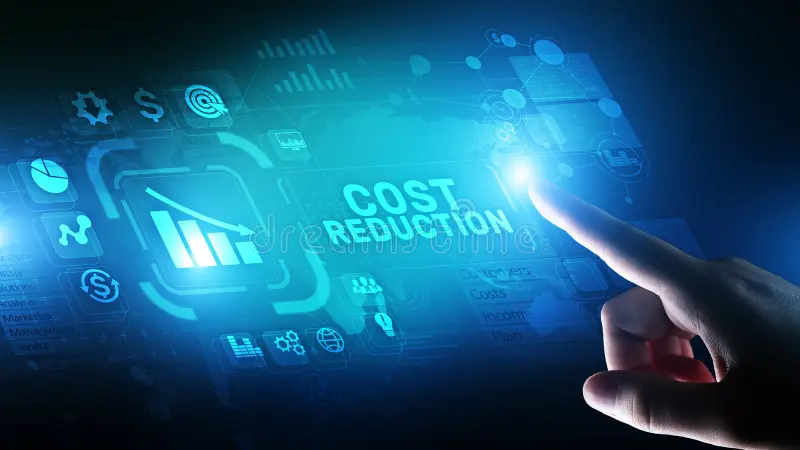 IT Infrastructure Cost Optimization for Clinics Conceptual Visualization