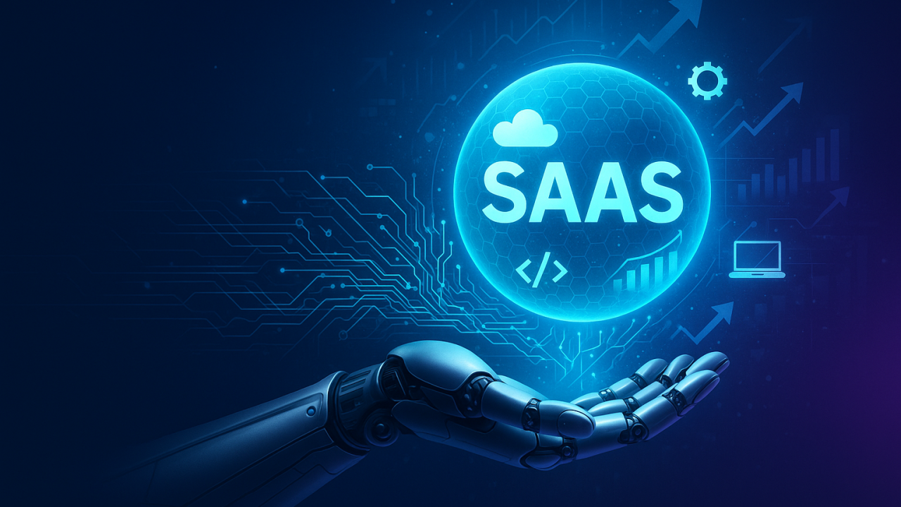 MarkInventor.com SaaS and AI Development Service Provider Conceptual Visualization